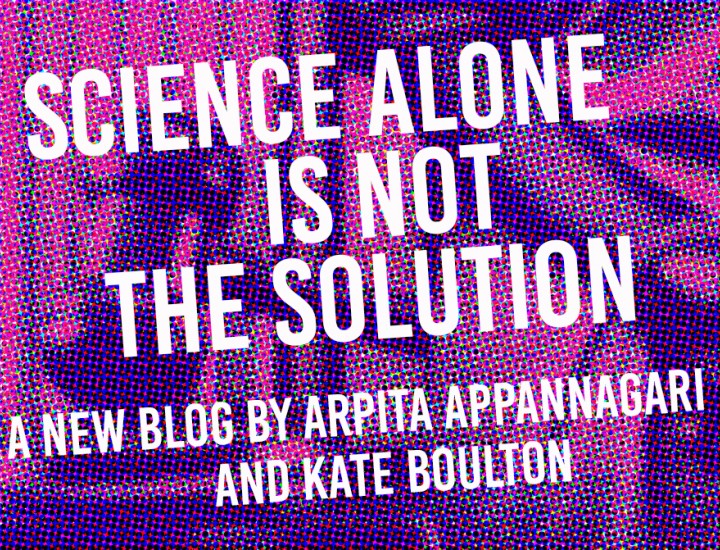 Science Alone is Not a Solution Blog Logo Graphic