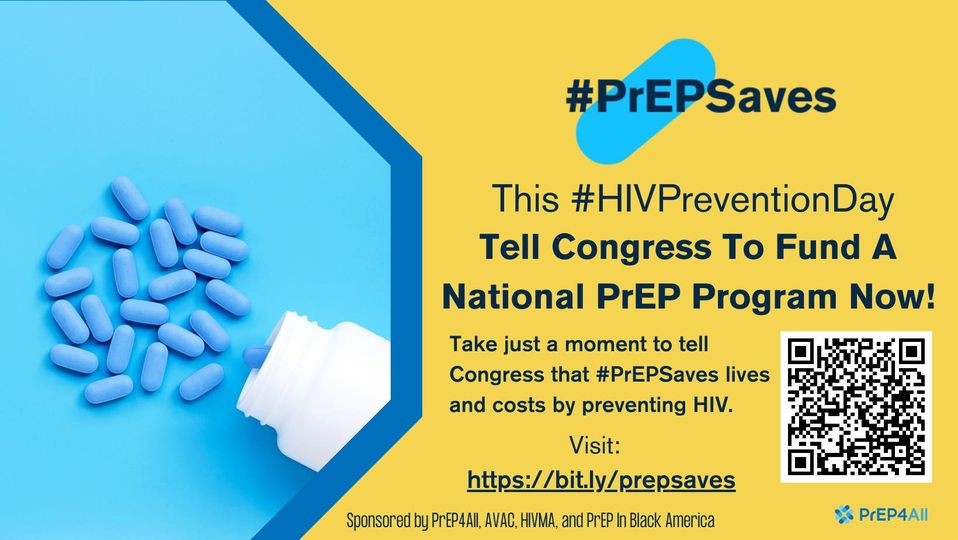 #PrEP Saves Logo Graphic