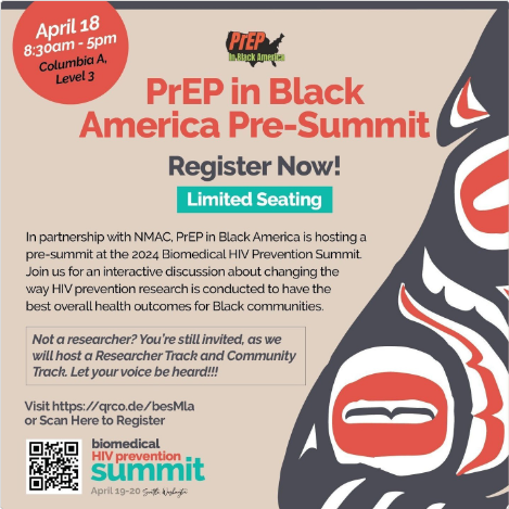 PrEP in Black American Pre-Summit Logo Graphic
