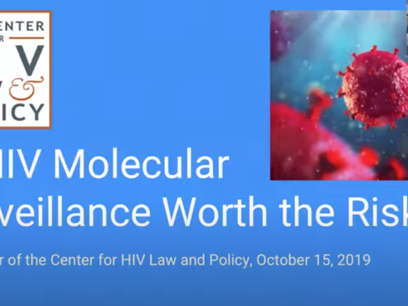 HIV Molecular Surveillance Webinar Logo Graphic