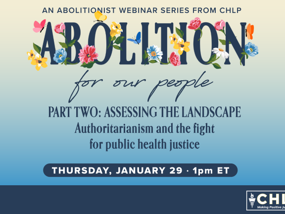 Blue yellow gradient with Abolition in large letters with flowers and butterflies and event details in dark blue type.