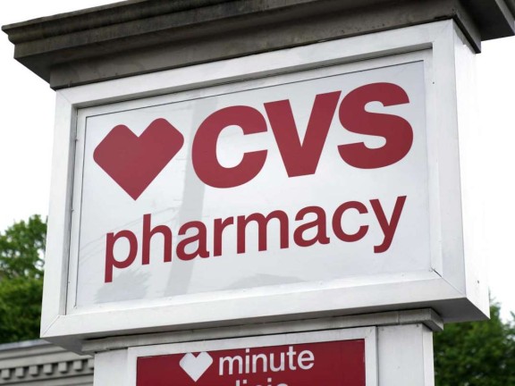 CVS Pharmacy sign in front of store.