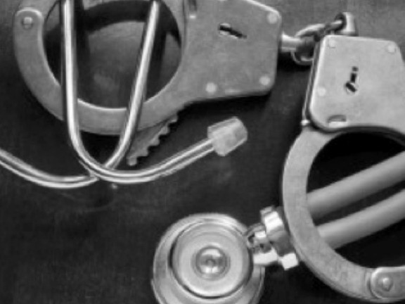 Handcuffs and Stethoscope