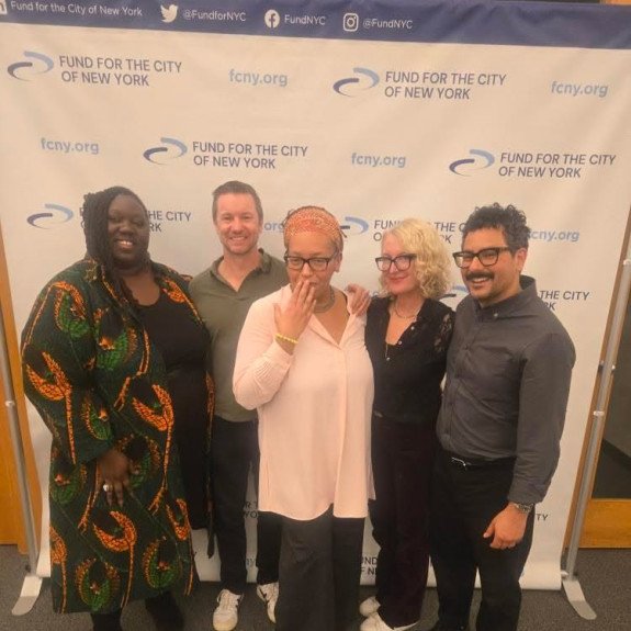Mandisa, John Kimble, CHLP Advisory Board Member Olivia G. Ford, Well Project Executive Director Krista Martel and Amir. (Photo courtesy of Krista Martel)