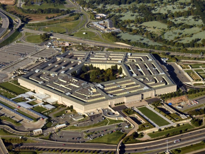 Aerial view of the Pentagon