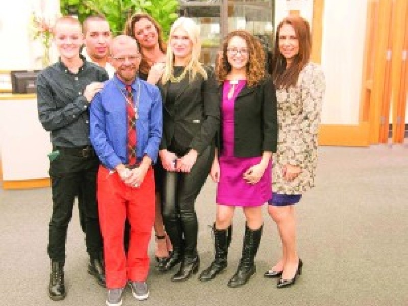 SMART University group Photo with Seven staff members