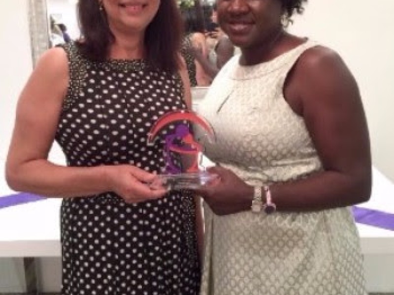 Susan Rodriguez and Ingrid Floyd