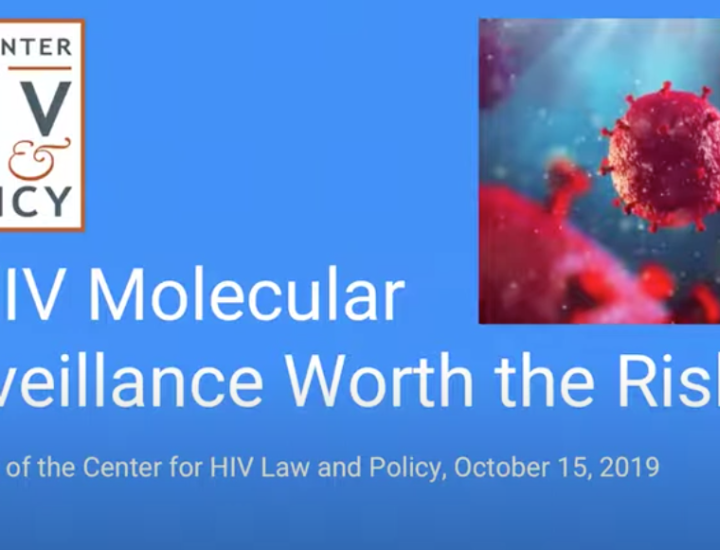 HIV Molecular Surveillance Webinar Logo Graphic