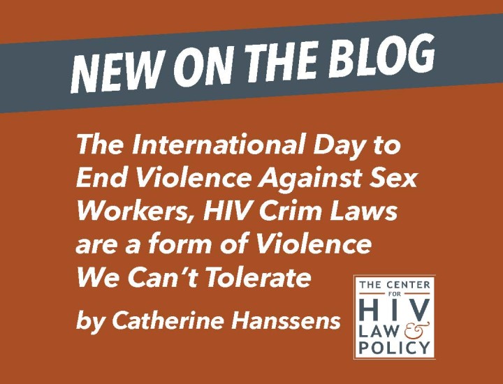 Day to End Violence Against Sex Workers Blog Logo Graphic