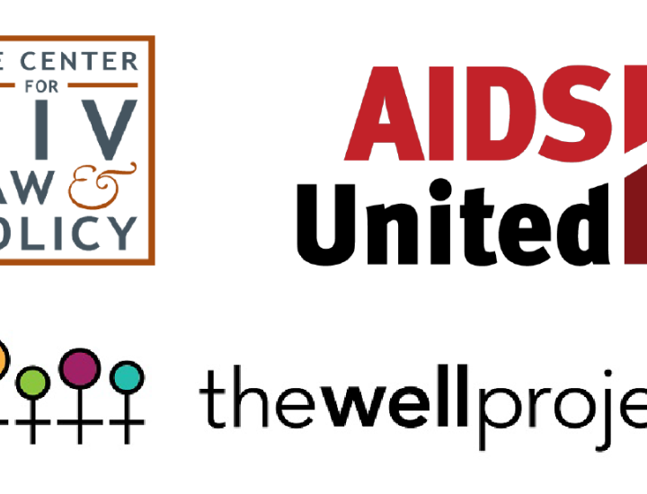 logos for chlp, aids united and the well project