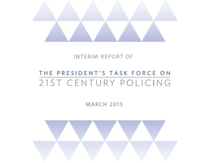President's Task Force on 21st Century Policing Report Cover