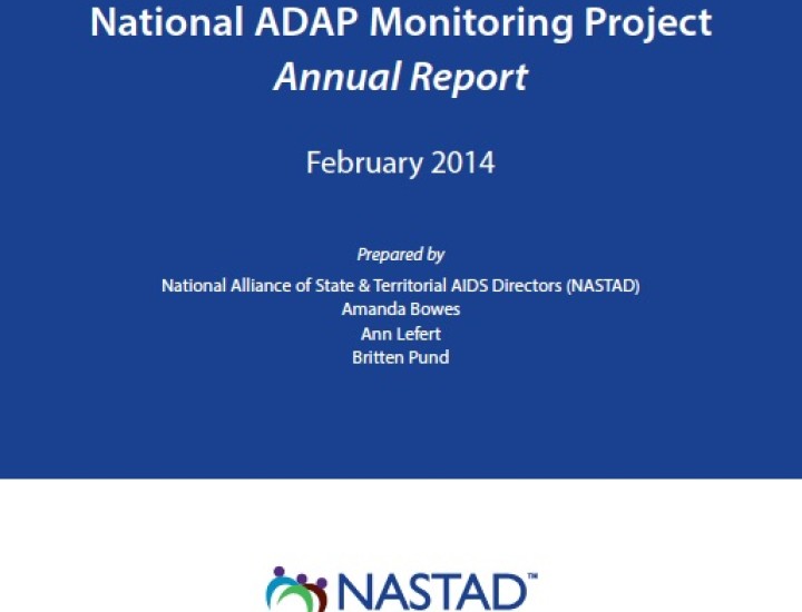 NASTAD ADAP Monitoring Project Report Cover