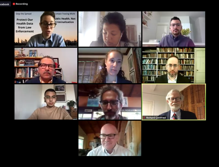 Zoom webinar screenshot with 10 people