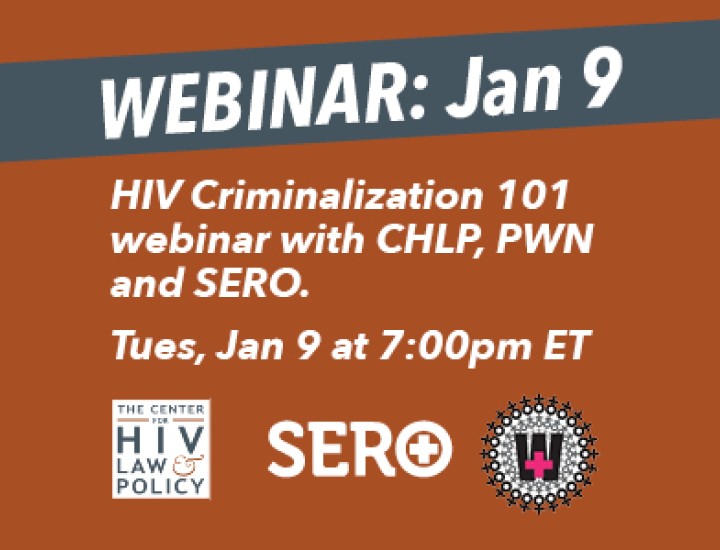 HIV Criminalization 101 Webinar Logo Graphic